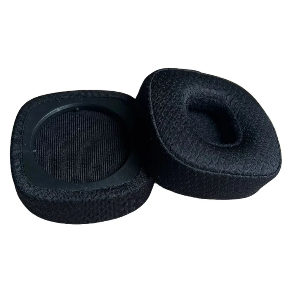 For Marshall Major III / IV Headphones Football Texture Mesh Fabric Ear Pads Replacement Ear Cushions - Black - 1