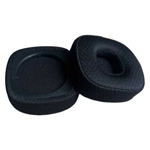 For Marshall Major III / IV Headphones Football Texture Mesh Fabric Ear Pads Replacement Ear Cushions - Black - 1