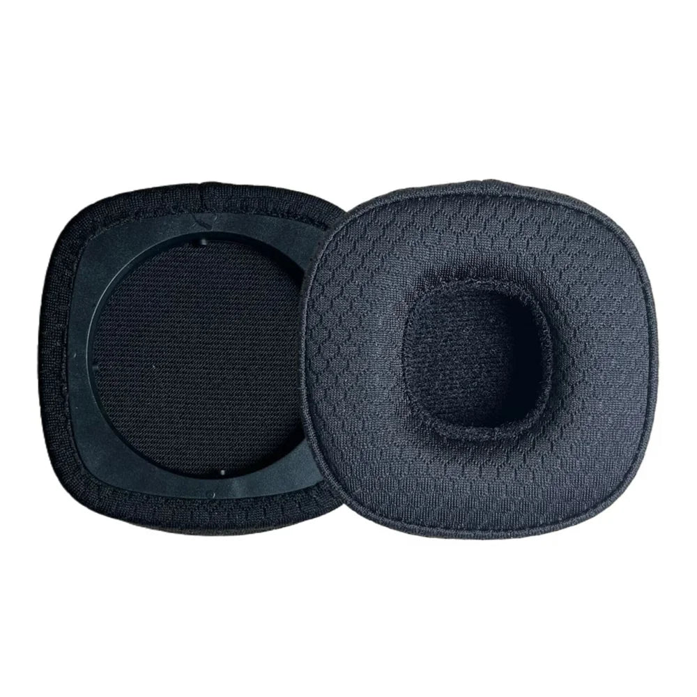 For Marshall Major III / IV Headphones Football Texture Mesh Fabric Ear Pads Replacement Ear Cushions - Black - 2