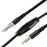 2m 3.5mm Audio Cable for HyperX Cloud Alpha S/Alpha/MIX/Logitech G633/G933 Headphones AUX Cord with Inline Control - Black - 4