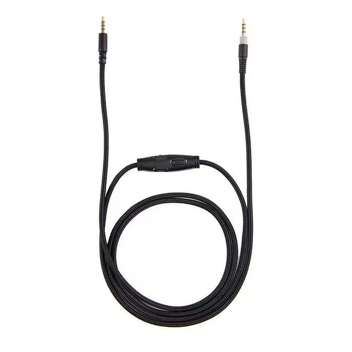 2m 3.5mm Audio Cable for HyperX Cloud Alpha S/Alpha/MIX/Logitech G633/G933 Headphones AUX Cord with Inline Control - Black - 6