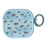 Sparkle Fish Pattern Case for AirPods 4 Soft TPU Protective Cover with Buckle Carabiner Clip - 1