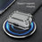 For AirPods Pro 3 Case Magnetic PC + TPU Shockproof Protection Earphone Cover with Keychain - Silver - 6