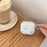 IMD+TPU Case for AirPods 3 Cloud Bird Pattern Earbuds Protective Cover with Carabiner Clip - 7