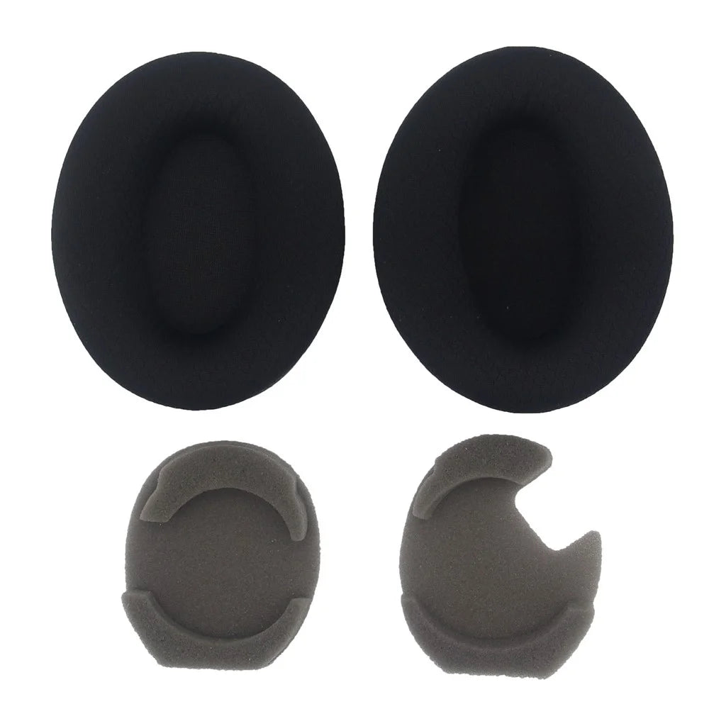 2Pcs Replacement Earpads for Sony WH-1000XM4 Headphones Soft Sponge Mesh Cloth Cushion Pads - Black - 7