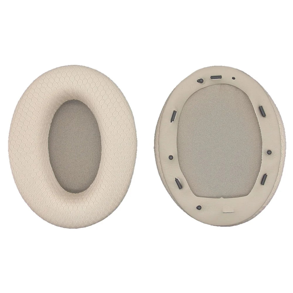 2Pcs Replacement Earpads for Sony WH-1000XM3 Headphones Soft Sponge Mesh Cloth Cushion Pads - Brown - 3