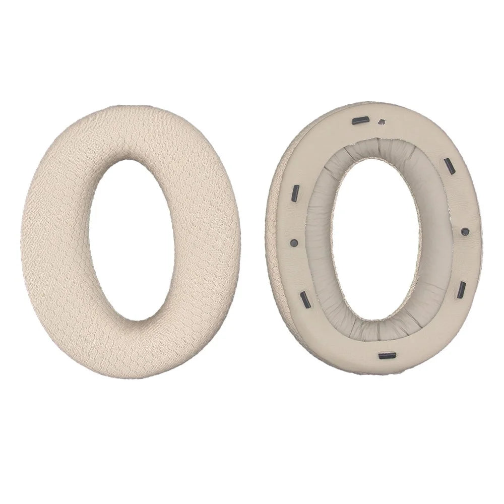 2Pcs Replacement Earpads for Sony MDR-1000X / WH-1000XM2 Headphones Soft Sponge Mesh Cloth Cushion Pads - Brown - 3
