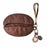 For AirPods 4 Silicone Case Coffee Bean Protective Cover with Pendant Keychain - Coffee - 1