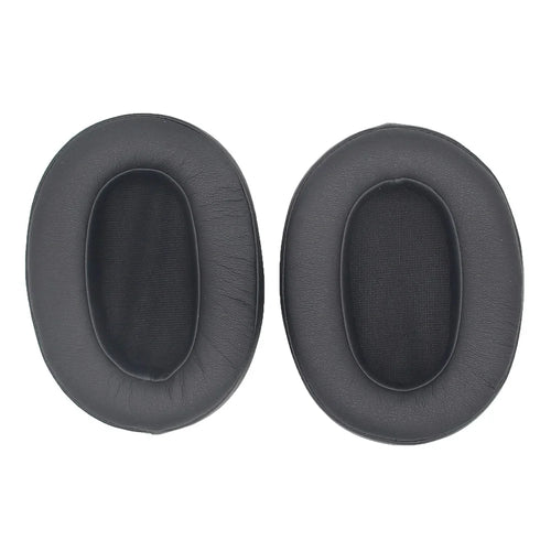 1 Pair JZF-365 Noise Blocking Protein Leather Headphones Ear Pads Ear Cushion for Sony WH-XB900N - Black - 1