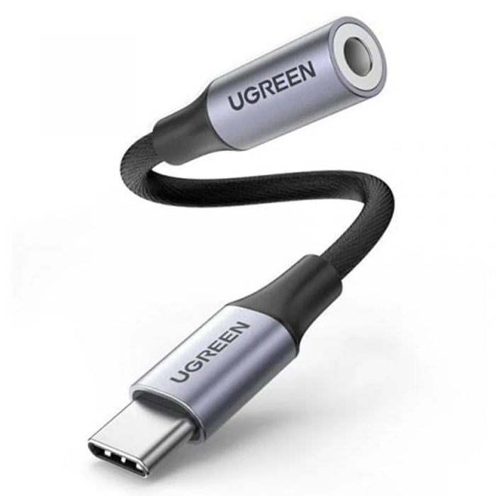 UGREEN CM992 95961 10cm Type-C to 3.5mm Headphone Adapter Cable DAC Audio Converter Support Inline Control - 1