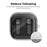 AHASTYLE WG196 for Samsung Galaxy Buds4 / Buds4 Pro TPU Case Split Design Earphone Cover - Transparent Grey - 3