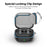 AHASTYLE WG196 for Samsung Galaxy Buds4 / Buds4 Pro TPU Case Split Design Earphone Cover - Transparent Grey - 5