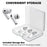 AHASTYLE WG187 3 Pairs Size S for AirPods Pro 3 Silicone Ear Tips Earbuds Caps with Storage Box - White - 6