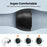AHASTYLE WE38 3 Pairs for AirPods Pro 3 Memory Foam Ear Tips Earbuds Caps, Size S + Size M + Size L - Black - 4