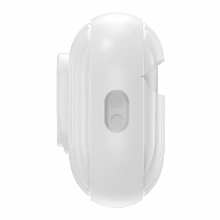 TPU Case for AirPods Pro 3 Shell Anti-Slip Textured One-Click Switch Earphone Protective Cover - White - 5