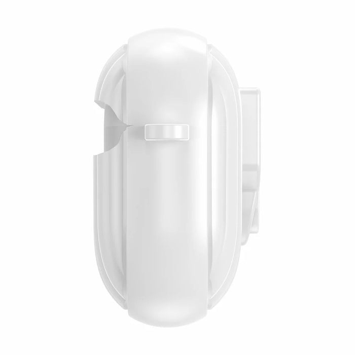 TPU Case for AirPods Pro 3 Shell Anti-Slip Textured One-Click Switch Earphone Protective Cover - White - 6