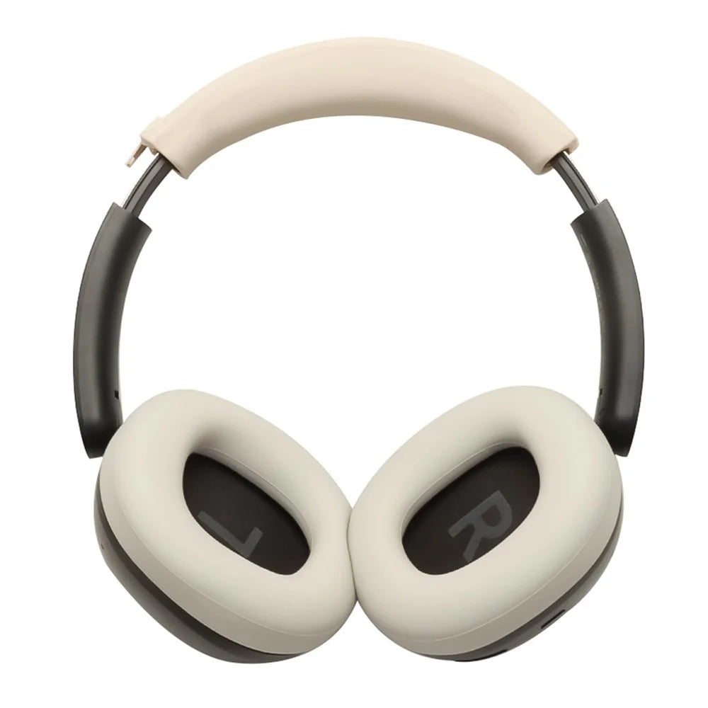 1 Set Silicone Protective Case for Xiaomi REDMI Headphones Neo , Headband Cover + Ear Pads Sleeve - Beige - 2