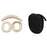 1 Set Silicone Case for Xiaomi REDMI Headphones Neo , Ear Pads Sleeve + Headband Cover + Storage Bag Kit - Beige - 1