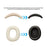 1 Set Silicone Case for Xiaomi REDMI Headphones Neo , Ear Pads Sleeve + Headband Cover + Storage Bag Kit - Beige - 6