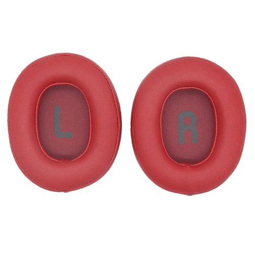 1 Pair JZF-362 Soft Protein Leather Headphones Ear Pads Ear Cushion for JBL T700 T750 - Red - 1