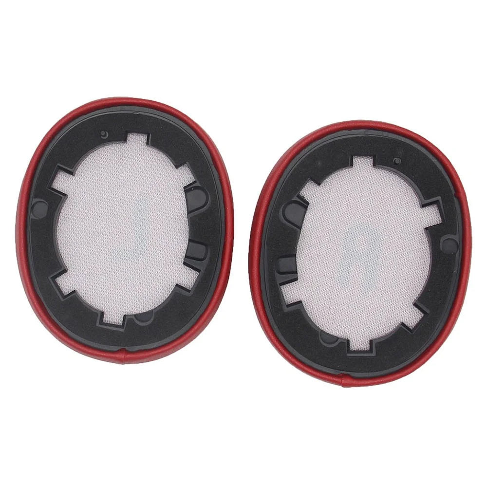 1 Pair JZF-362 Soft Protein Leather Headphones Ear Pads Ear Cushion for JBL T700 T750 - Red - 3