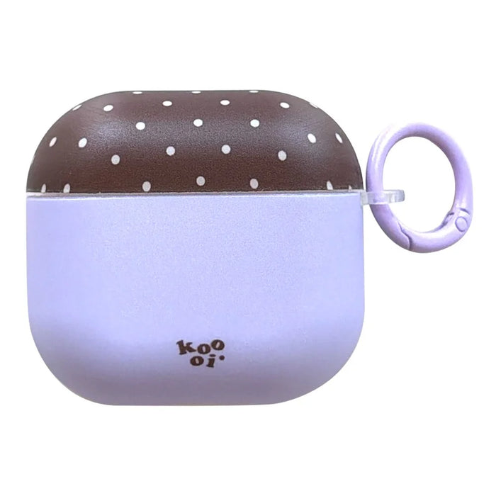 Polka Dot Case for AirPods Pro  /  Pro 2 TPU Protective Cover with Round Buckle Carabiner - 1