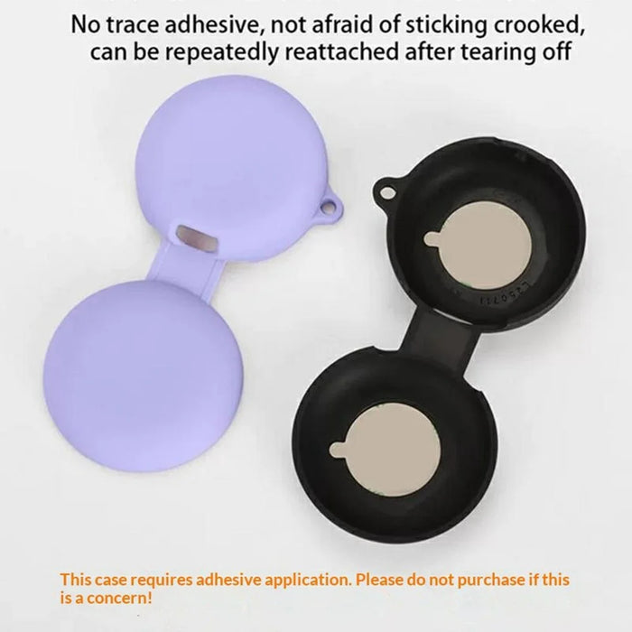 For Honor Earbuds A Pro Silicone Case Wireless Earbuds Protective Cover with Anti-Lost Buckle - Purple - 2