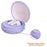 For Honor Earbuds A Pro Silicone Case Wireless Earbuds Protective Cover with Anti-Lost Buckle - Purple - 4