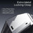 AULUMU A39 Protective Case for AirPods Pro 3 Diamond-Cut Geometric Shockproof Earphone Cover with Lanyard - Black - 6