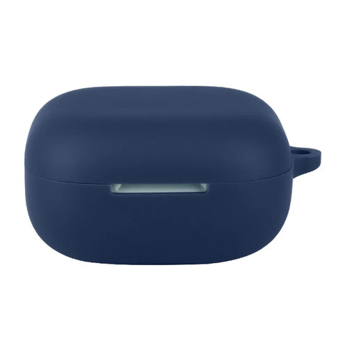 For Anker Soundcore P31i / R60i NC Silicone Case Wireless Earbuds Protective Cover with Anti-Lost Buckle - Dark Blue - 1