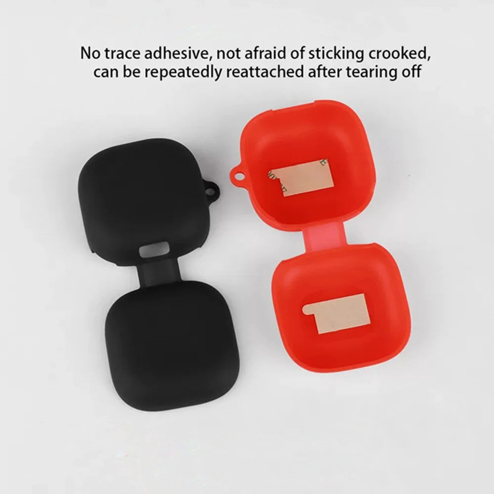 For Anker Soundcore P31i / R60i NC Silicone Case Wireless Earbuds Protective Cover with Anti-Lost Buckle - Dark Blue - 7