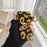 For AirPods 3 Silicone Case Daisy Sunflower Pattern Earphone Protective Cover with Metal Buckle - Black - 3