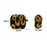 For AirPods 3 Silicone Case Daisy Sunflower Pattern Earphone Protective Cover with Metal Buckle - Black - 6