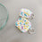 For Apple AirPods 3 Silicone Case Rainbow Stripes Soft Protective Cover with Ring Buckle - 3