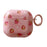 For AirPods 3 Case Strawberry Pattern TPU Earphone Protective Cover with Carabiner - 1