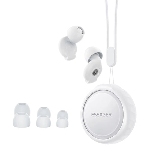 ESSAGER ECP01 Sleep Earplugs 49dB Noise Cancelling Silicone Earplugs - White - 1
