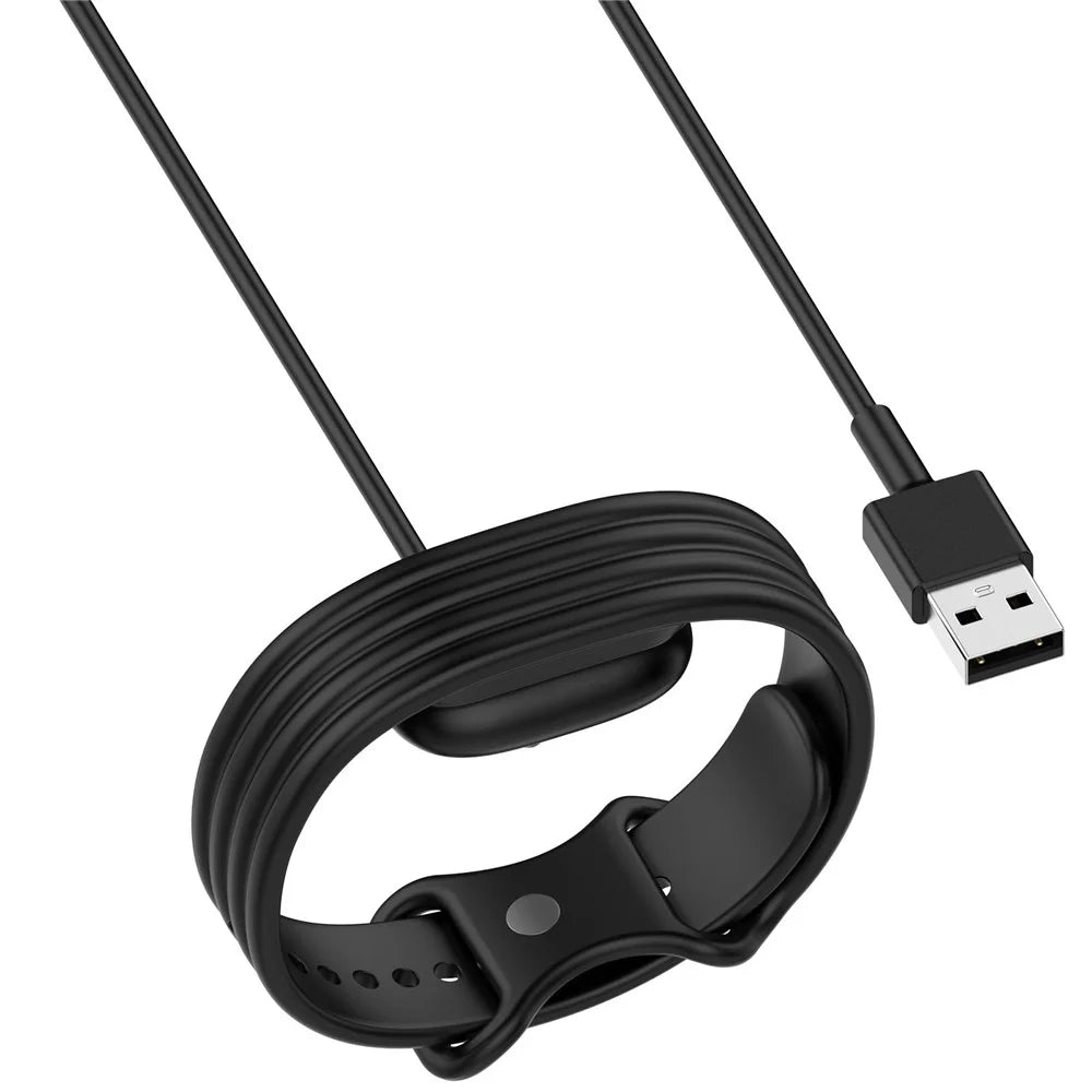 For Google Fitbit Air USB-A Magnetic Charger Dock Portable 5V / 1.5A Charging Cable - Black - 2