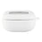 For Anker Soundcore Liberty 5 Pro Max Silicone Case Wireless Earbuds Protective Cover with Anti-Lost Buckle - White - 1