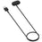 For Google Fitbit Air Magnetic Charging Cable 1m USB-A Watch Charger - Black - 3