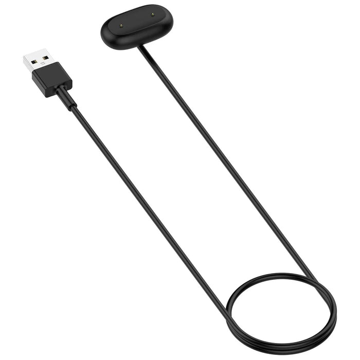 For Google Fitbit Air Magnetic Charging Cable 1m USB-A Watch Charger - Black - 3
