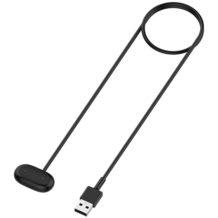 For Google Fitbit Air Magnetic Charging Cable 1m USB-A Watch Charger - Black - 4