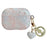 For AirPods Pro 2 Protective Case Pearlescent Shell Texture TPU Earphone Cover with Heart Pendant Charm - 1