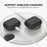 AHASTYLE JY24 for AirPods Pro 3 Case Dust Plug Design Silicone Protective Cover with Hand Strap - Black - 5