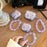 For AirPods Pro 3 Protective Case IMD Gradient TPU Earphone Cover with Flower Bracelet - Purple - 7