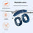 For Nothing Headphone (a) 2Pcs Ear Pad Silicone Case Protective Cover with Headband Sleeve - Dark Blue - 3