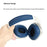 For Nothing Headphone (a) 2Pcs Ear Pad Silicone Case Protective Cover with Headband Sleeve - Dark Blue - 5
