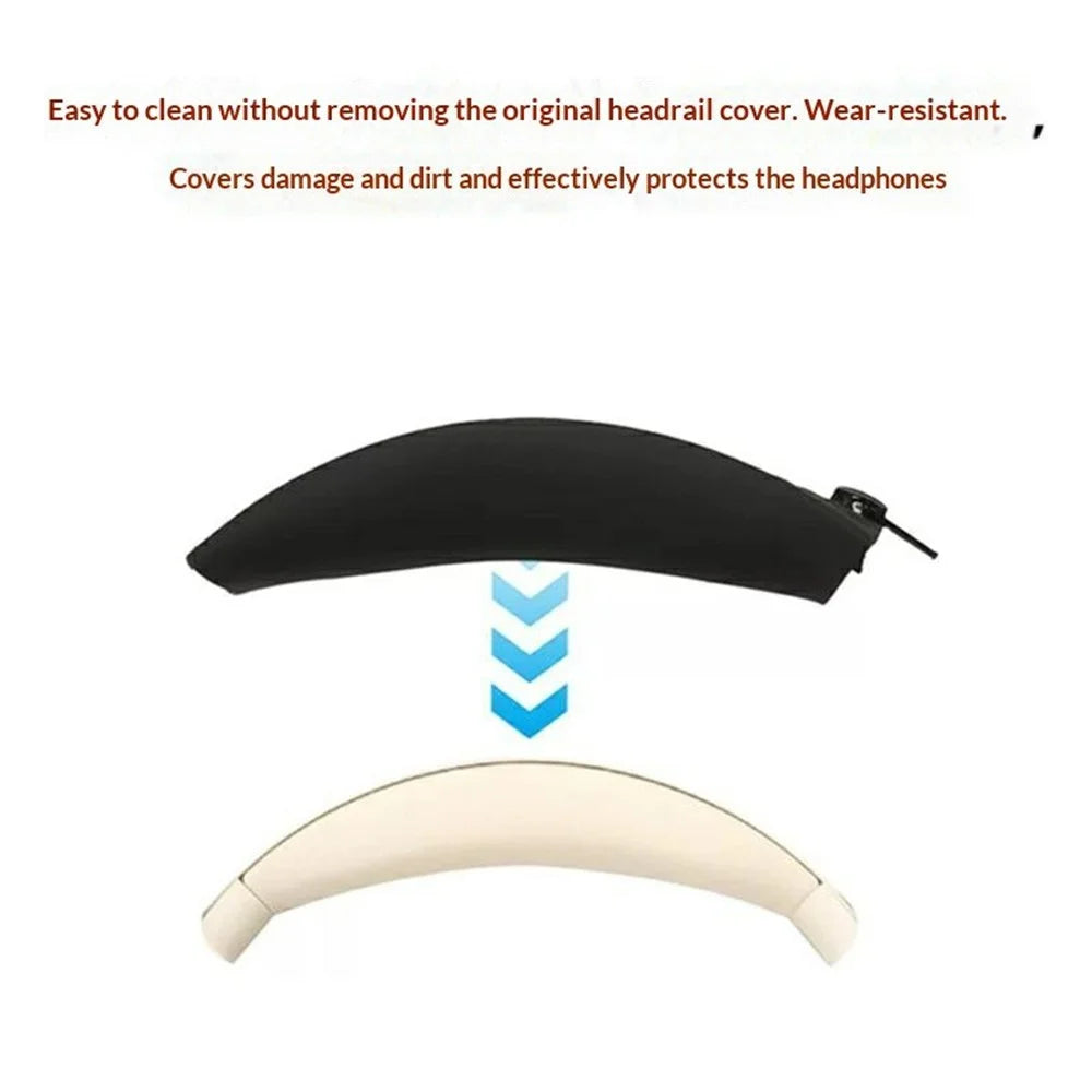 For Honor Choice Codeler Headphones 2 Silicone Headband Cover Zipper Protective Sleeve - Black - 2