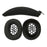 For Honor Choice Codeler Headphones 2 Silicone Protective Case Set (2Pcs Earpad Cover + Headband Cover) - Black - 1