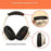 For Honor Choice Codeler Headphones 2 Silicone Protective Case Set (2Pcs Earpad Cover + Headband Cover) - Black - 2