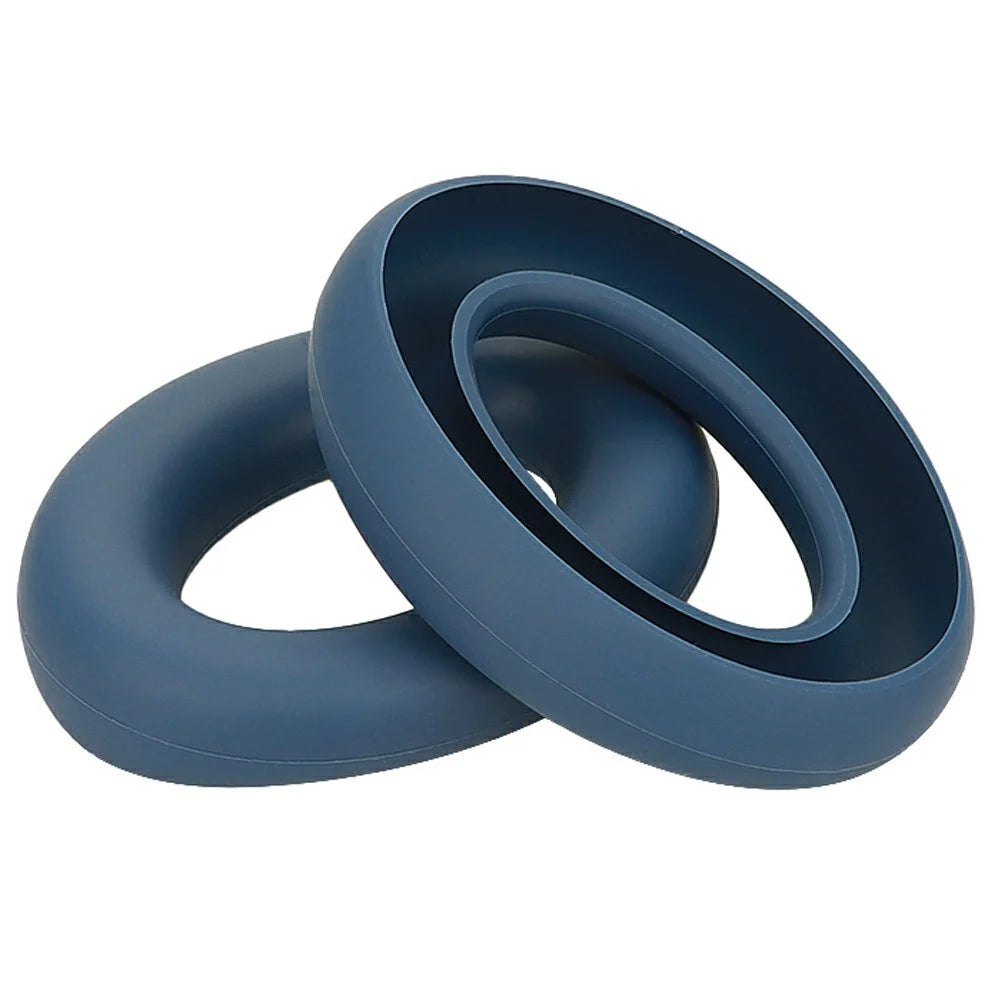 2Pcs for Sennheiser ACCENTUM Plus / ACCENTUM Headphone Earpad Silicone Covers Ultra-Thin Protective Cases - Dark Blue - 1